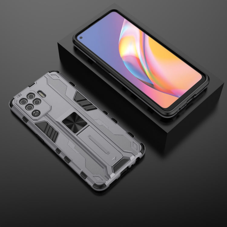 For OPPO A94 Supersonic PC + TPU Shock-proof Protective Case with Holder