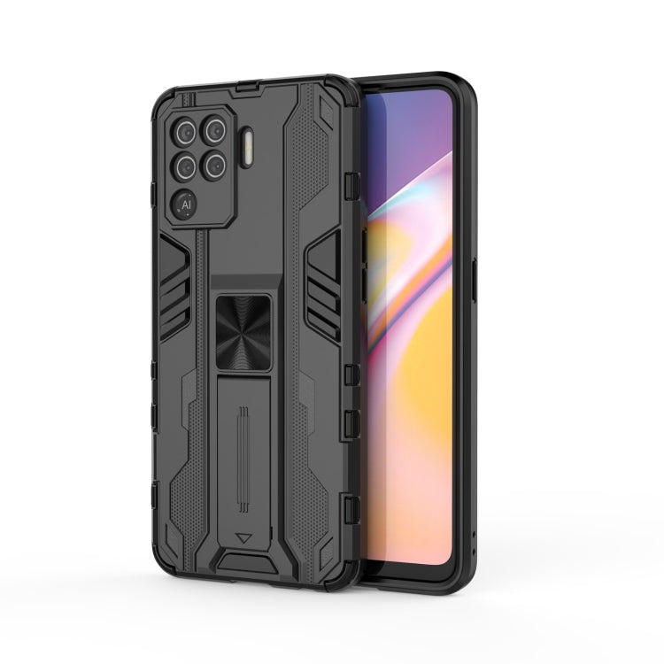 For OPPO A94 Supersonic PC + TPU Shock-proof Protective Case with Holder