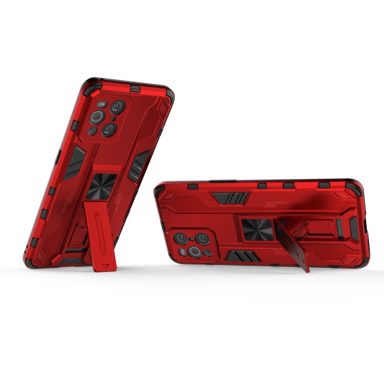 For OPPO Find X3 Supersonic PC + TPU Shock-proof Protective Case with Holder