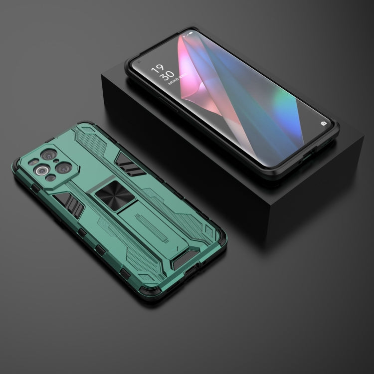 For OPPO Find X3 Supersonic PC + TPU Shock-proof Protective Case with Holder