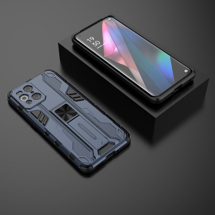 For OPPO Find X3 Supersonic PC + TPU Shock-proof Protective Case with Holder