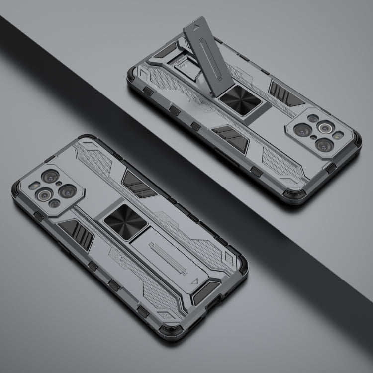 For OPPO Find X3 Supersonic PC + TPU Shock-proof Protective Case with Holder