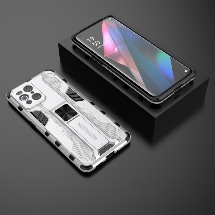 For OPPO Find X3 Supersonic PC + TPU Shock-proof Protective Case with Holder