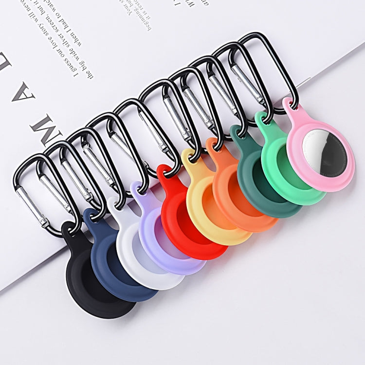 Shockproof Anti-scratch Silicone Soft Case with Keychain Ring For AirTag