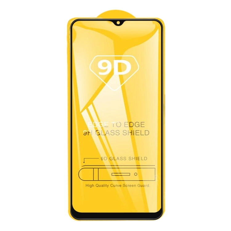 For Samsung Galaxy M12 25 PCS 9D Full Glue Full Screen Tempered Glass Film