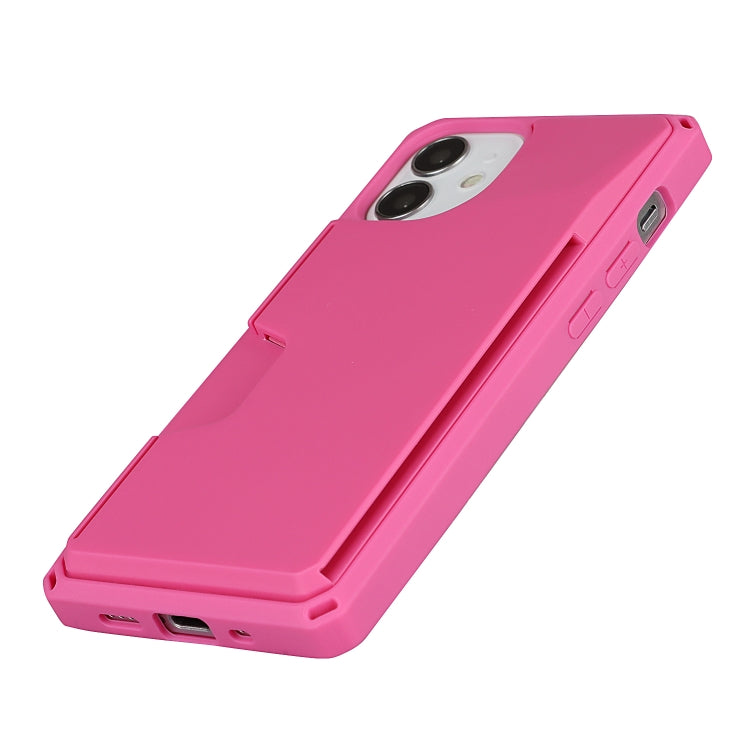 For iPhone 12 mini Armor Shockproof TPU + PC Hard Case with Card Slot Holder