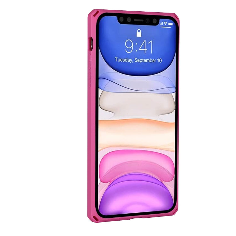 For iPhone 11 Armor Shockproof TPU + PC Hard Case with Card Slot Holder