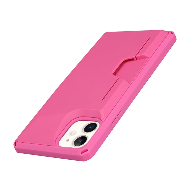 For iPhone 11 Armor Shockproof TPU + PC Hard Case with Card Slot Holder
