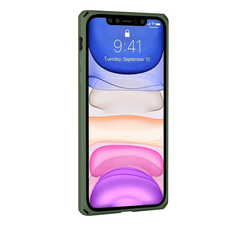 For iPhone 11 Armor Shockproof TPU + PC Hard Case with Card Slot Holder