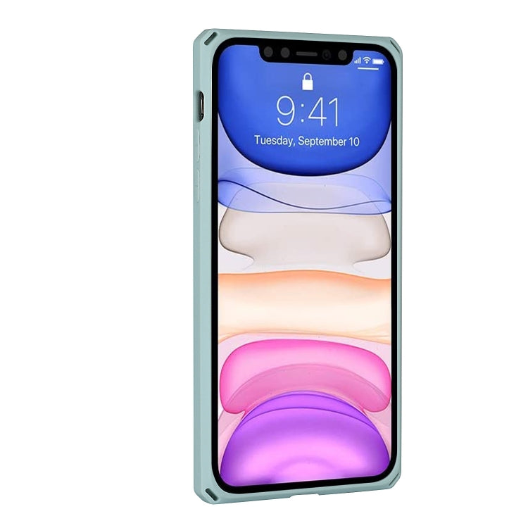 For iPhone 11 Armor Shockproof TPU + PC Hard Case with Card Slot Holder