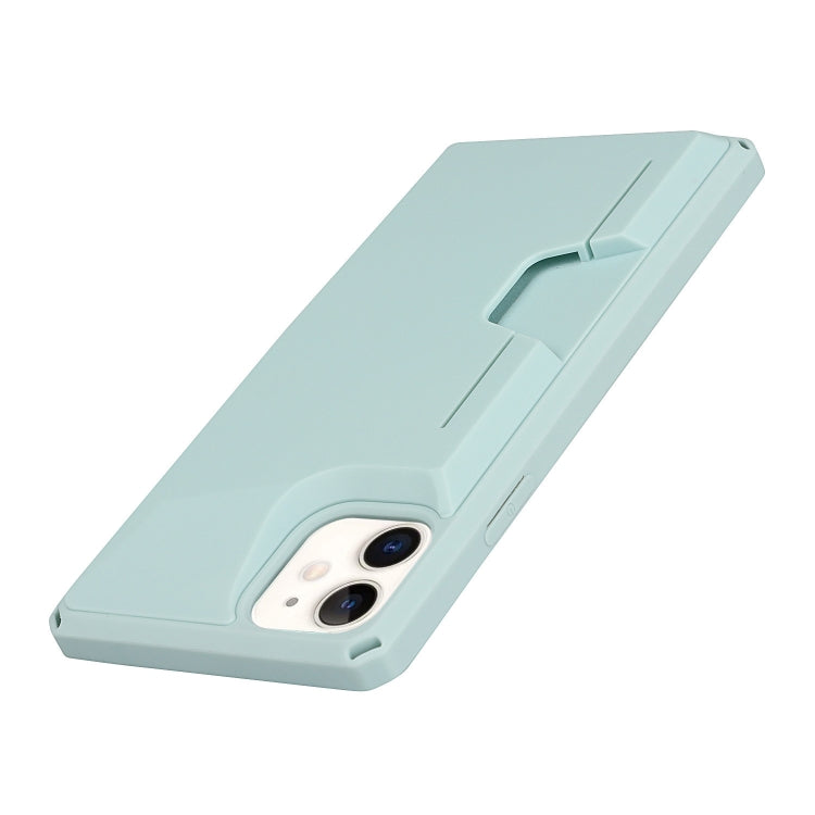 For iPhone 11 Armor Shockproof TPU + PC Hard Case with Card Slot Holder