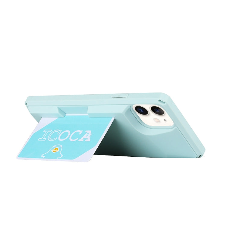 For iPhone 11 Armor Shockproof TPU + PC Hard Case with Card Slot Holder
