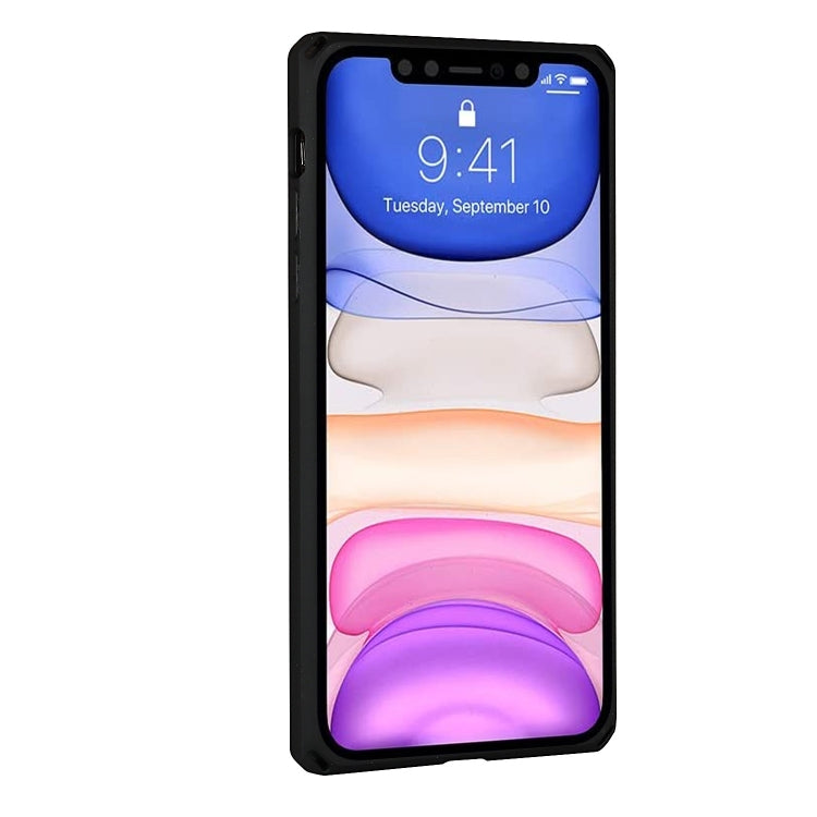 For iPhone 11 Armor Shockproof TPU + PC Hard Case with Card Slot Holder