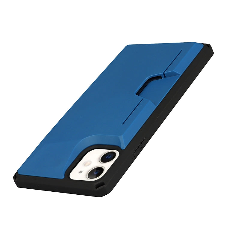 For iPhone 11 Armor Shockproof TPU + PC Hard Case with Card Slot Holder