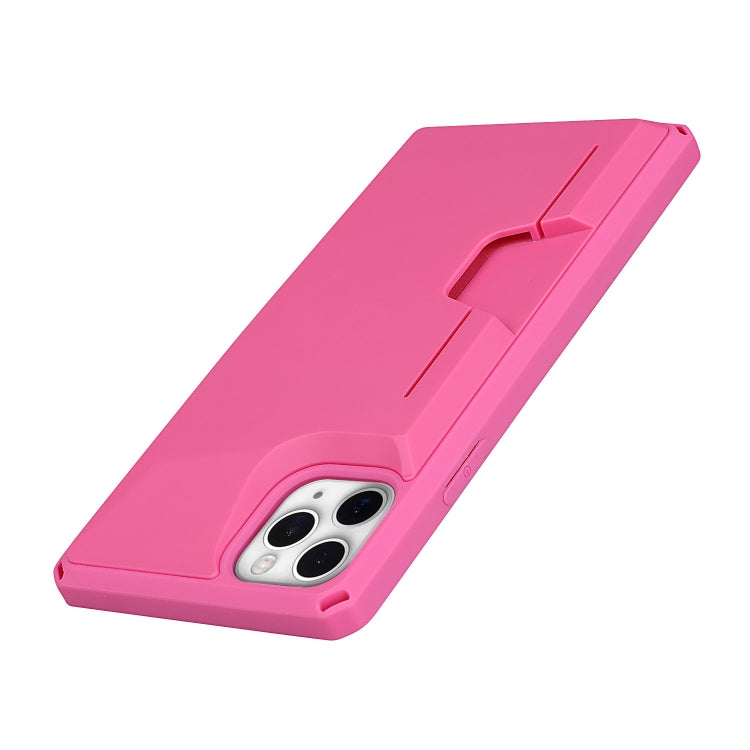For iPhone 11 Pro Armor Shockproof TPU + PC Hard Case with Card Slot Holder