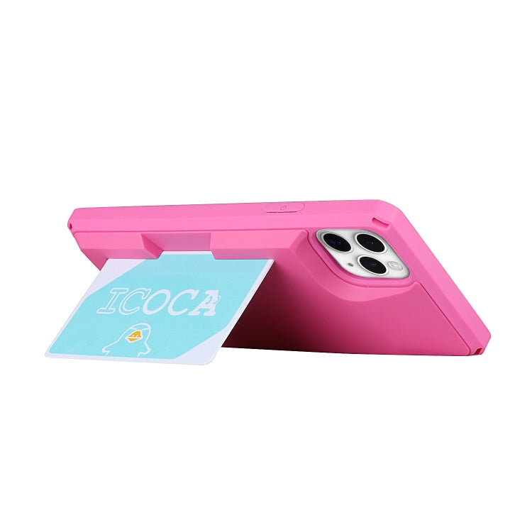 For iPhone 11 Pro Armor Shockproof TPU + PC Hard Case with Card Slot Holder