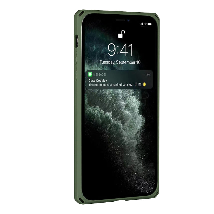 For iPhone 11 Pro Armor Shockproof TPU + PC Hard Case with Card Slot Holder