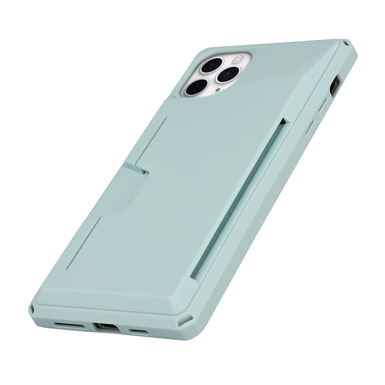 For iPhone 11 Pro Armor Shockproof TPU + PC Hard Case with Card Slot Holder