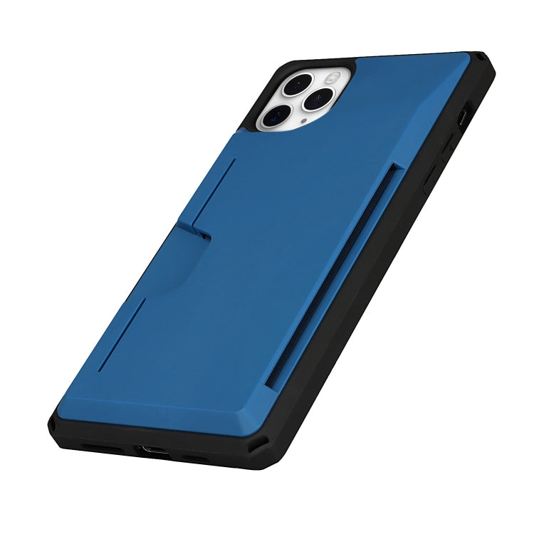 For iPhone 11 Pro Armor Shockproof TPU + PC Hard Case with Card Slot Holder
