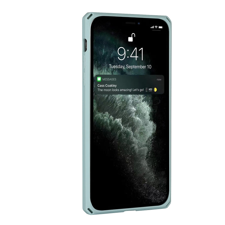 For iPhone 11 Pro Max Armor Shockproof TPU + PC Hard Case with Card Slot Holder
