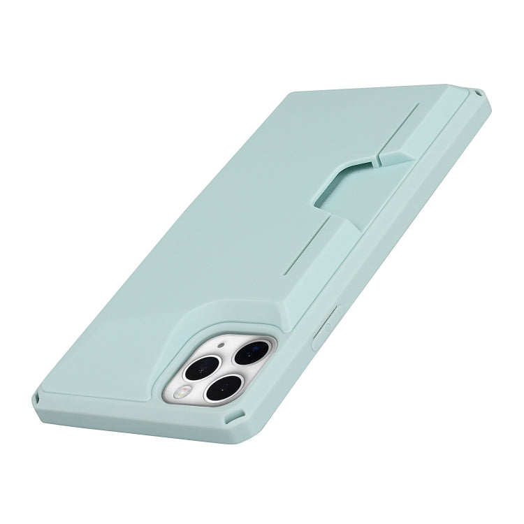 For iPhone 11 Pro Max Armor Shockproof TPU + PC Hard Case with Card Slot Holder