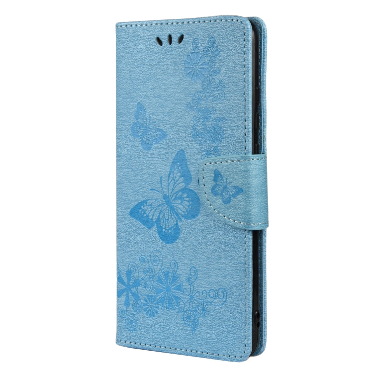 For Samsung Galaxy A32 5G Butterflies Embossing Horizontal Flip Leather Case with Holder & Card Slots & Wallet