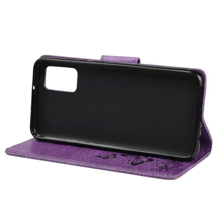 For Samsung Galaxy A32 5G Butterflies Embossing Horizontal Flip Leather Case with Holder & Card Slots & Wallet