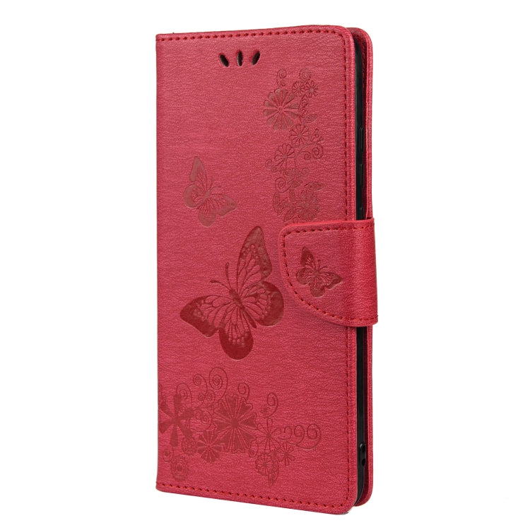 For Samsung Galaxy A32 5G Butterflies Embossing Horizontal Flip Leather Case with Holder & Card Slots & Wallet