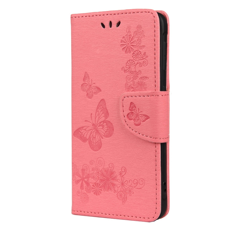For Samsung Galaxy Xcover 5 Butterflies Embossing Horizontal Flip Leather Case with Holder & Card Slots & Wallet