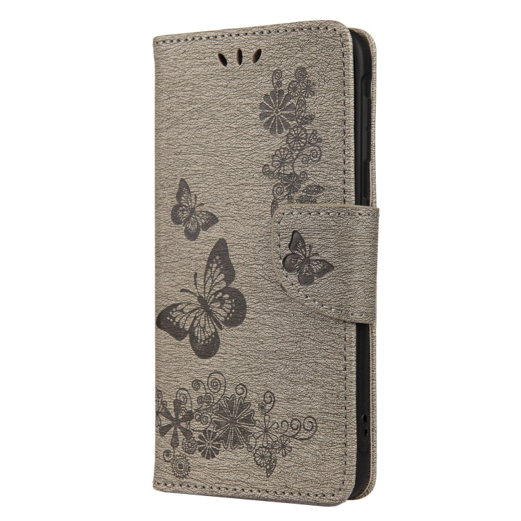 For Samsung Galaxy Xcover 5 Butterflies Embossing Horizontal Flip Leather Case with Holder & Card Slots & Wallet