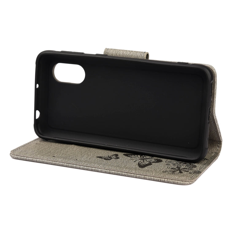 For Samsung Galaxy Xcover 5 Butterflies Embossing Horizontal Flip Leather Case with Holder & Card Slots & Wallet