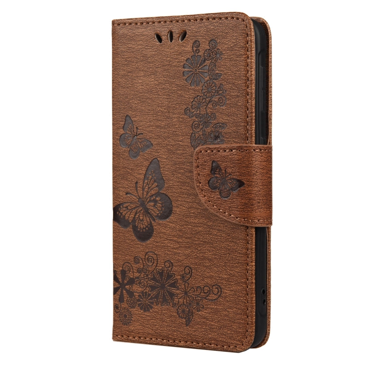 For Samsung Galaxy Xcover 5 Butterflies Embossing Horizontal Flip Leather Case with Holder & Card Slots & Wallet