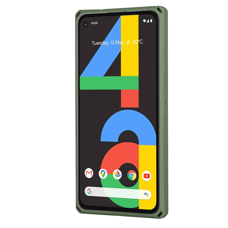 For Google Pixel 4a Armor Shockproof TPU + PC Hard Case with Card Slot Holder