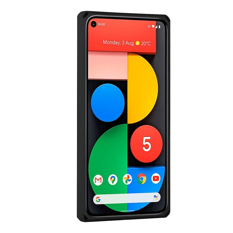 For Google Pixel 5 Armor Shockproof TPU + PC Hard Case with Card Slot Holder