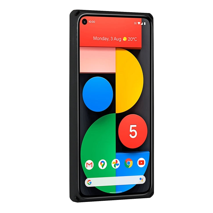 For Google Pixel 5 Armor Shockproof TPU + PC Hard Case with Card Slot Holder