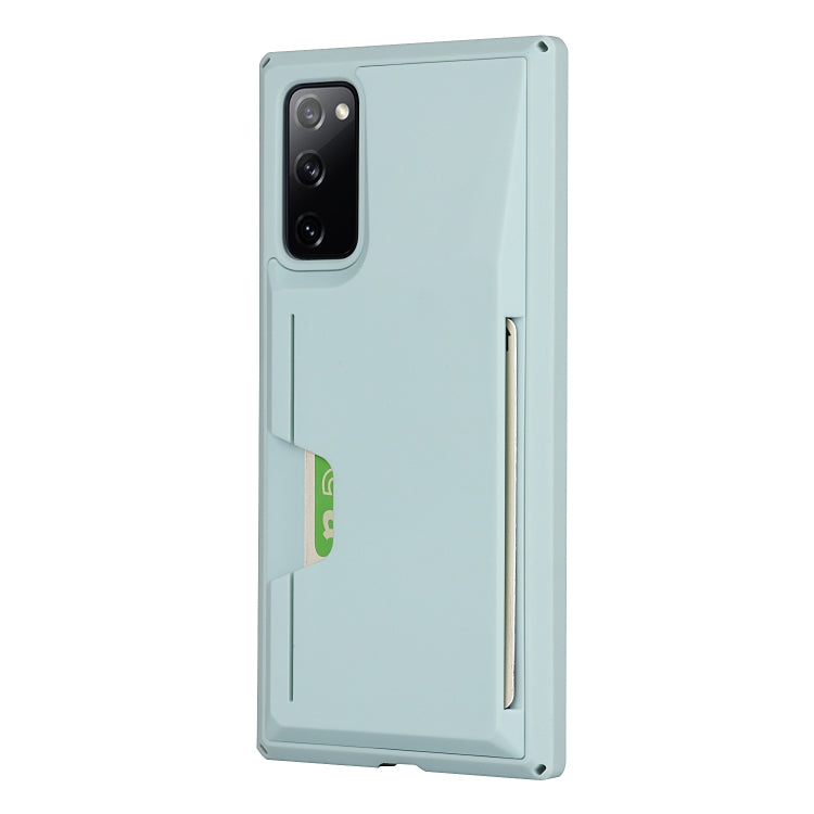 For Samsung Galaxy S20 FE Armor Shockproof TPU + PC Hard Case with Card Slot Holder
