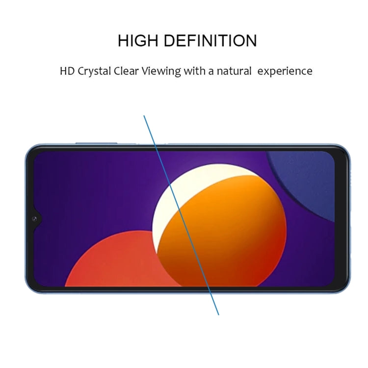 For Samsung Galaxy M12 Full Glue Full Screen Tempered Glass Film