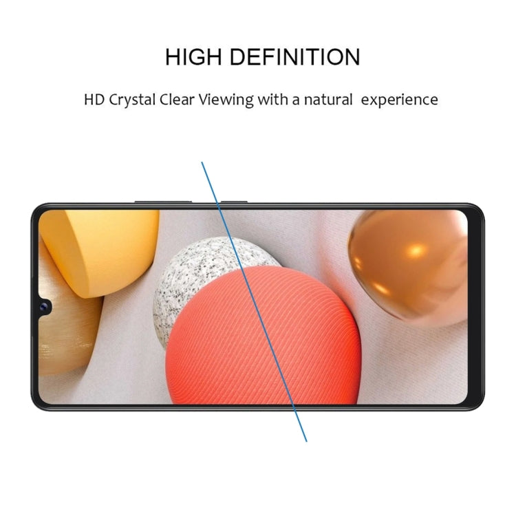 For Samsung Galaxy M42 5G Full Glue Full Screen Tempered Glass Film