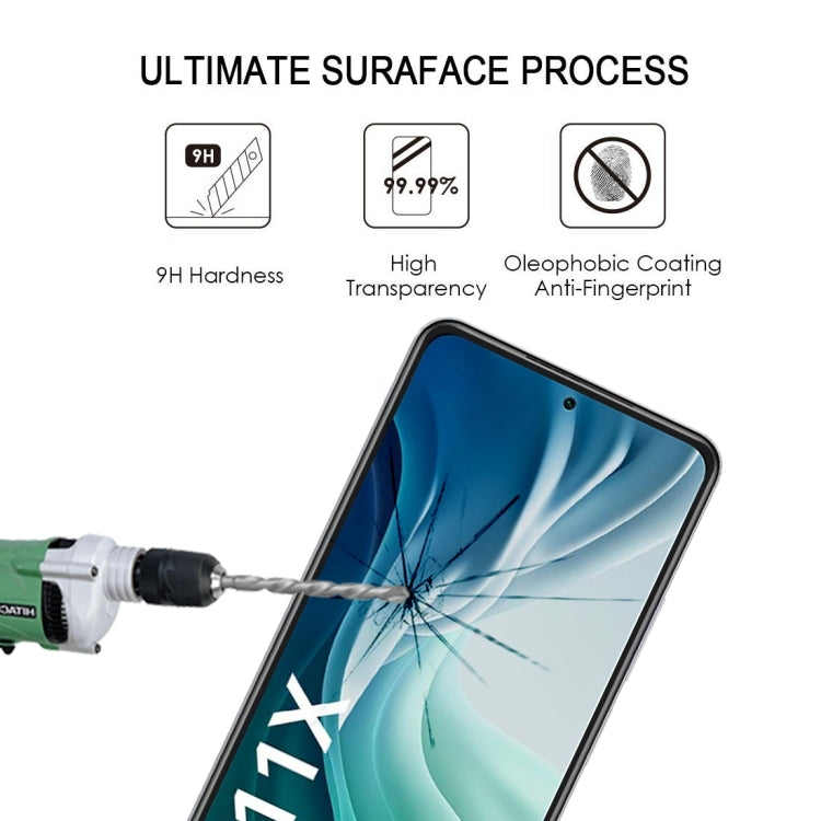 For Xiaomi Mi 11X Full Glue Full Screen Tempered Glass Film