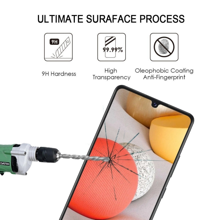 For Samsung Galaxy M42 5G 25 PCS Full Glue Full Screen Tempered Glass Film