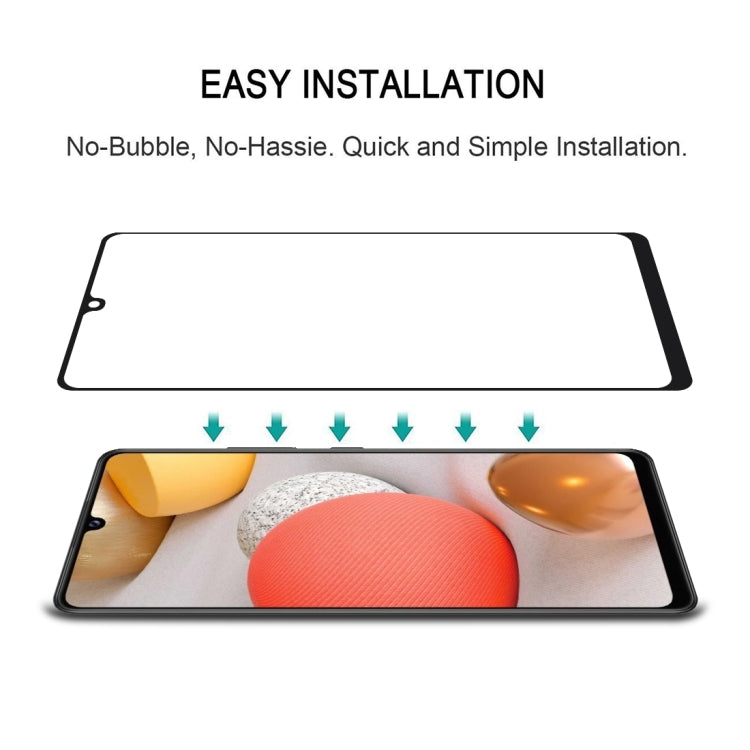 For Samsung Galaxy M42 5G 25 PCS Full Glue Full Screen Tempered Glass Film