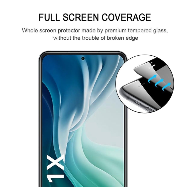 For Xiaomi Mi 11X 25 PCS Full Glue Full Screen Tempered Glass Film