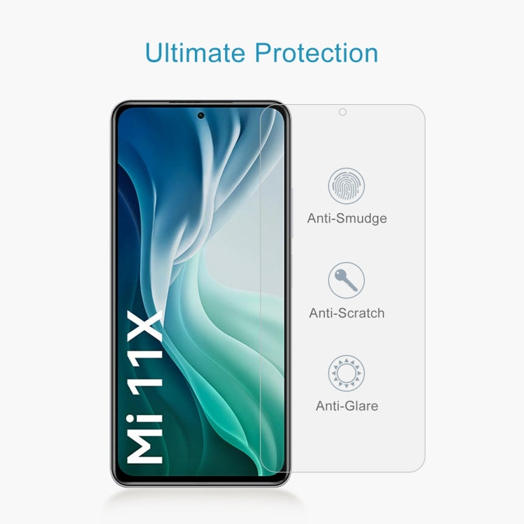 For Xiaomi Mi 11X / Mi 11i 0.26mm 9H 2.5D Tempered Glass Film