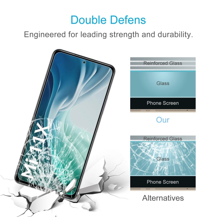 For Xiaomi Mi 11X / Mi 11i 0.26mm 9H 2.5D Tempered Glass Film