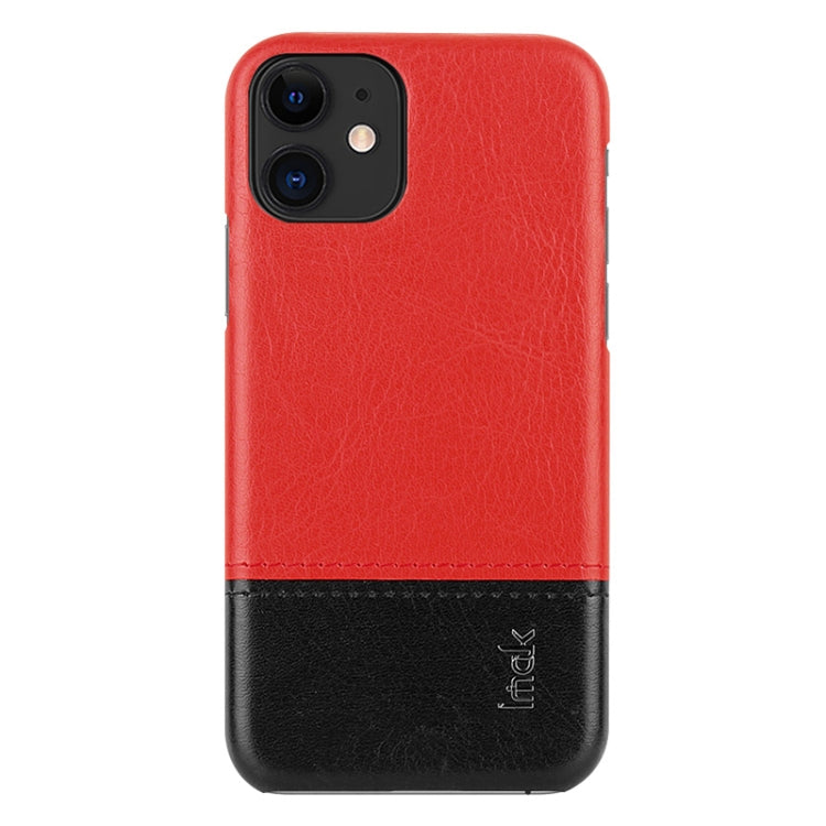 For iPhone 11 Ruiyi Series Concise Slim PU + PC Protective Case With Explosion-Proof Membrane