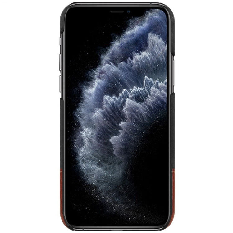 For iPhone 11 Pro Ruiyi Series Concise Slim PU + PC Protective Case With Explosion-Proof Membrane