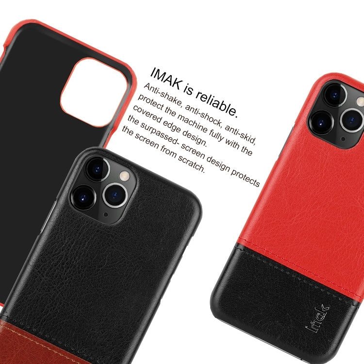 For iPhone 11 Pro Ruiyi Series Concise Slim PU + PC Protective Case With Explosion-Proof Membrane