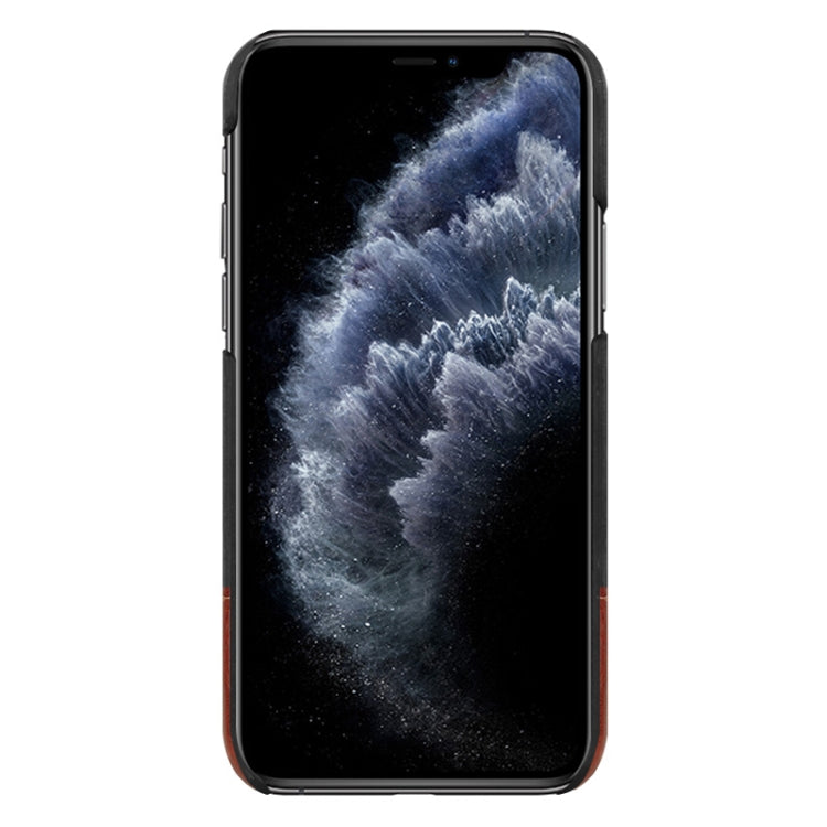 For iPhone 11 Pro Max Ruiyi Series Concise Slim PU + PC Protective Case With Explosion-Proof Membrane