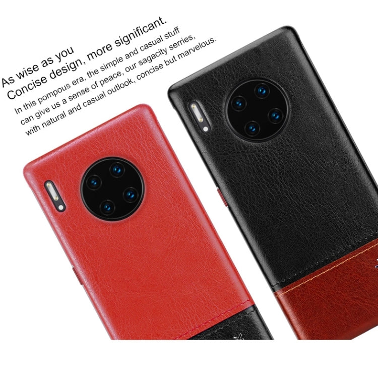 For Huawei Mate 30 Pro Ruiyi Series Concise Slim PU + PC Protective Case With Explosion-Proof Membrane