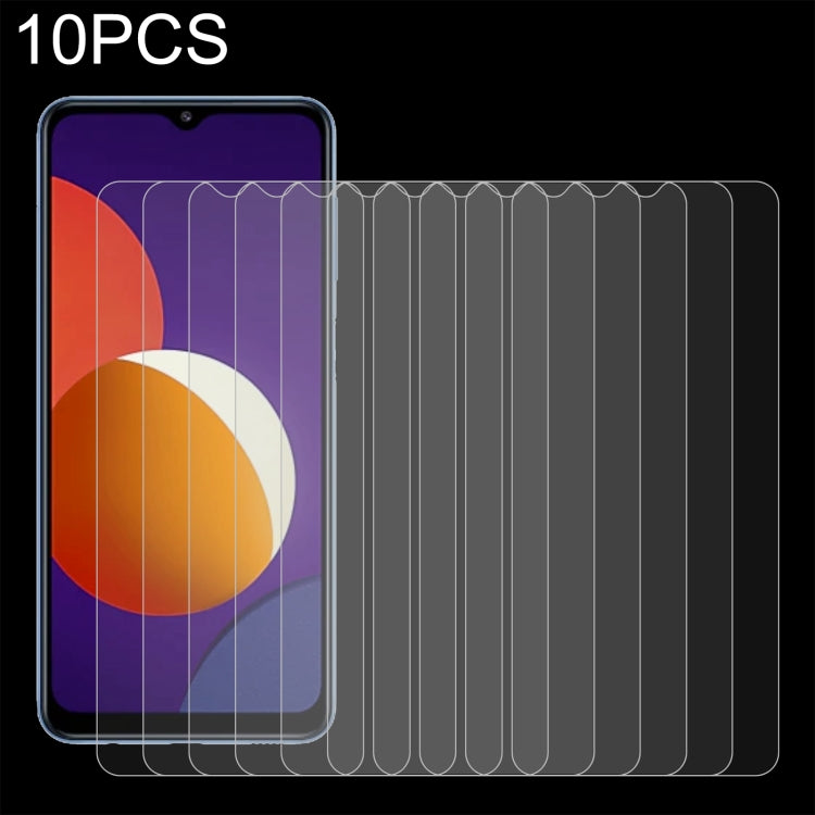 For Samsung Galaxy M12 10 PCS 0.26mm 9H 2.5D Tempered Glass Film